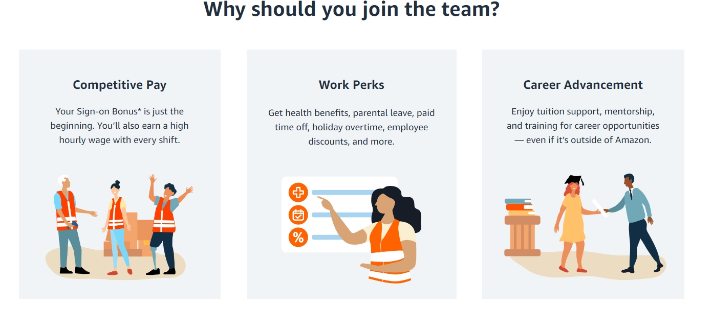 Join our team benefits